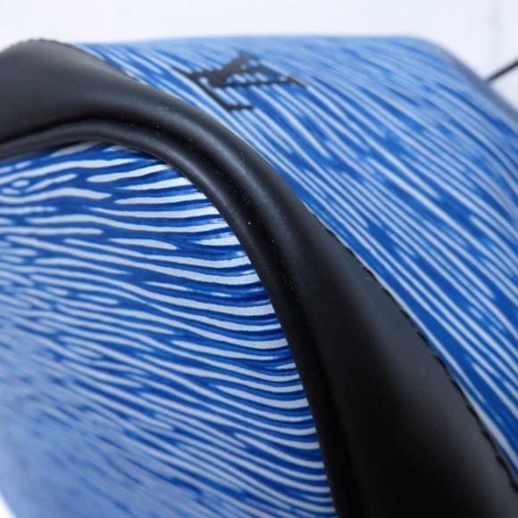 💎 ✨ LIKE NEW ✨💎  DENIM EPI LOUIS VUITTON noe BUCKET PULL STRING - Picture 15 of 16